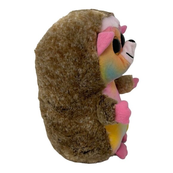 Ty Beanie Boos PINECONE Hedgehog 9in  Walgreens Exclusive Rainbow Buddy Plush - Picture 2 of 15